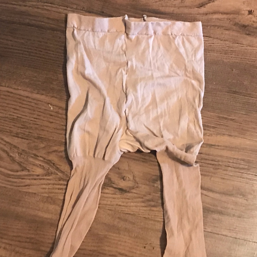 Well worn Stockings Creamy Beige Tights Tan - Soft Tan beige Opaque - Picture 2 of 6